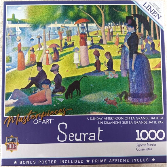 A Sunday Afternoon On La Grande Jatte 1000 Piece Jigsaw Puzzle by Master Pieces - Picture 1 of 3